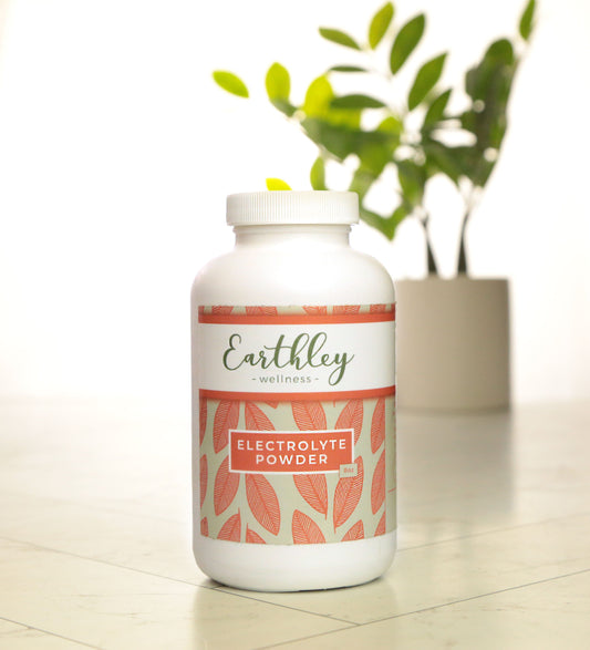 This Electrolyte Powder by Earthley help restore fluid balance and keep you hydrated. Most store-bought electrolyte powders and drinks have artificial colors, flavors, and preservatives that can be rough on sensitive stomachs (and unhealthy in general). Our Electrolyte Powder has just three simple, pure ingredients. It’s contains natural potassium, sodium, healthy sugars, and trace minerals.