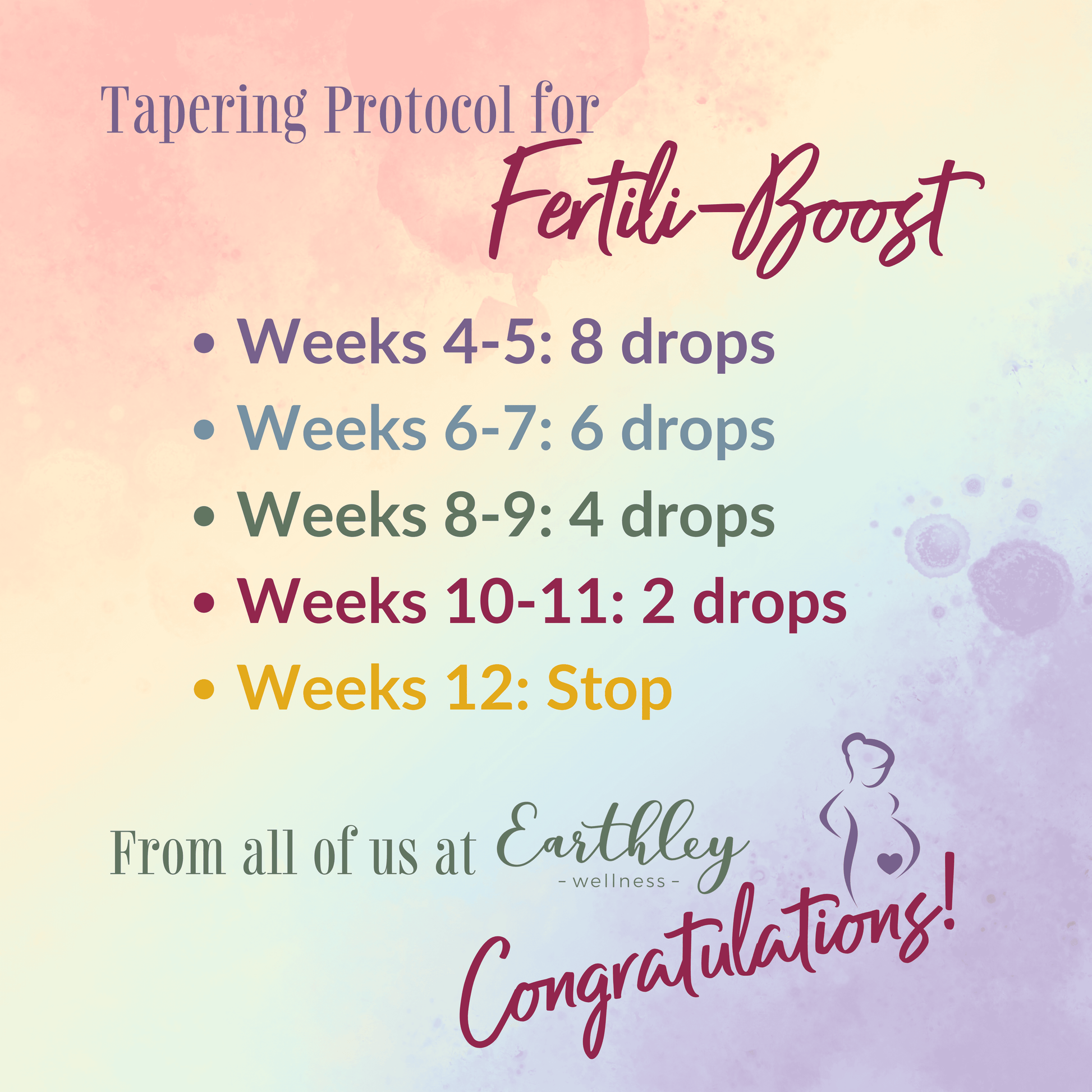 This Fertili Boost - 2oz by Earthley is a herbal tincture that may help your body prepare for pregnancy, so you are not as depleted when you become pregnant.
Fertili-Boost may promote healthy energy levels, deeply nourishes the body, support the adrenals, and support healthy hormone balance. This tincture is formulated with herbs traditionally used for their support of women’s hormones and for promoting fertility. Simply take it for three to six months before conceiving to promote the healthiest version of