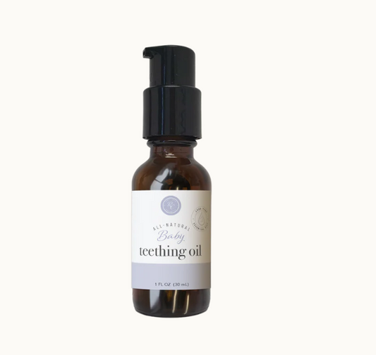 This Baby Teething Oil | 1 Oz by Rowe Casa is a safe and gentle blend that offers natural pain relief for teething babies as it also helps to soothe and calm gum swelling and inflammation. This soothing blend of 100% pure, therapeutic grade essential oils is also useful for tooth pain and mouth sores.