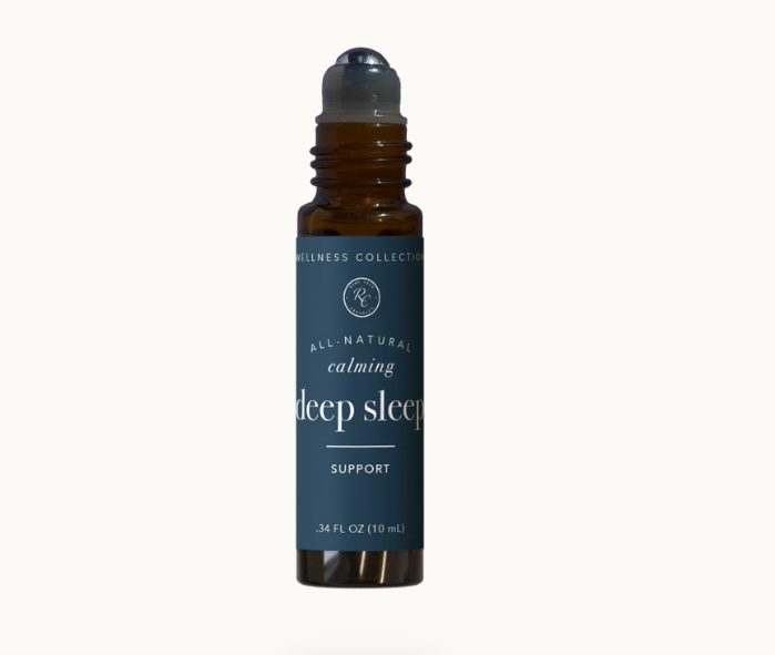 This Deep Sleep Support | 10 ml by Rowe Casa is 100% pure, therapeutic grade essential oil wellness blend that promotes feelings of relaxation and a restful night's sleep as cedarwood and lavender trigger the release of serotonin in the brain which converts to melatonin, the sleep hormone.
