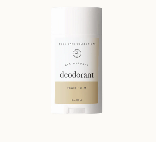 The Deodorant - Vanilla + Mint by Rowe Casa neutralize odor by eliminating bad bacteria all while soothing the skin and keeping you smelling fresh. Enjoy our scented options, formulated with 100% pure, therapeutic grade essential oils, or opt for our unscented version!