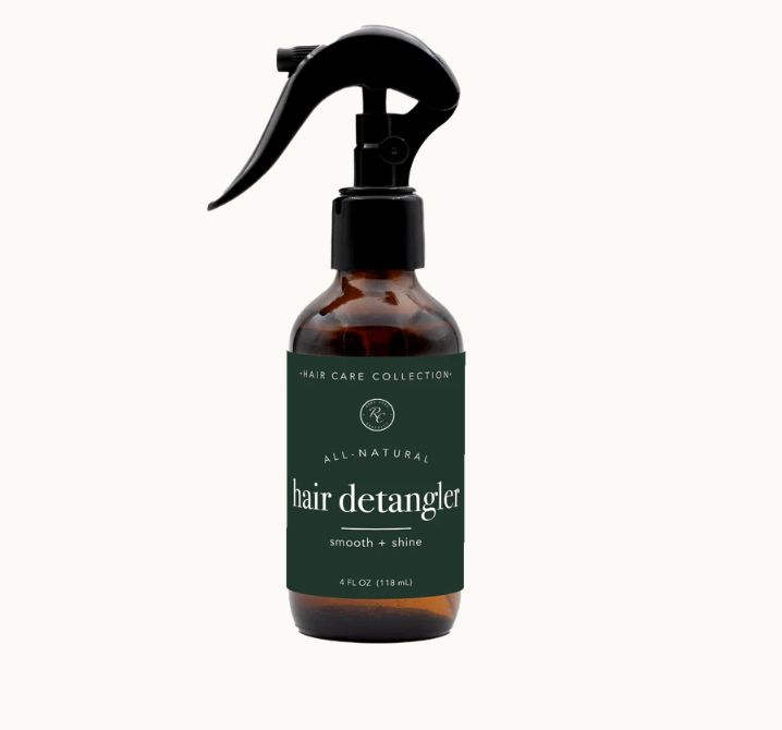 This Hair Detangler | 4 Oz by Rowe Casa is a smoothing detangling spray that gently allows for knots and tangles to be combed through, leaving smooth and glossy locks. Works great for all hair types and color-treated hair.