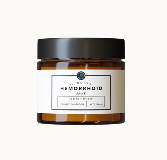 This Hemorrhoid Salve | 1 Oz by Rowe Casa is a soothing salve that encourages improved circulation and blood flow, offering relief for painful hemorrhoids.