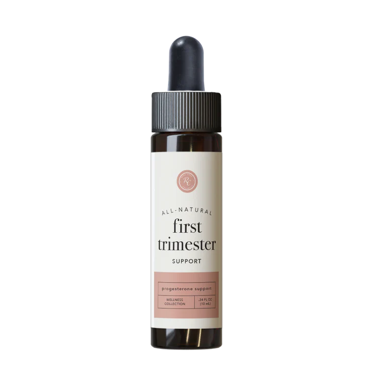 Healthy levels of progesterone are imperative to successfully sustain a pregnancy. Rowe Casa created these all-natural First Trimester Support | 10 Ml drops to support your progesterone levels during your first trimester and give our Rowe Casa mommas the boost they need to keep their sweet babies healthy and growing strong.