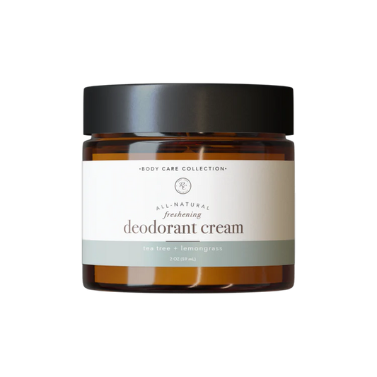 This Deodorant Cream | 2 Oz by Rowe Casa is a gentle and safe deodorizing cream that neutralizes odor by eliminating bad bacteria all while soothing the skin and keeping you smelling fresh. This is a must have to help prevent chafing, to detox and purify the pores, and to help soothe razor burn or other skin irritations.