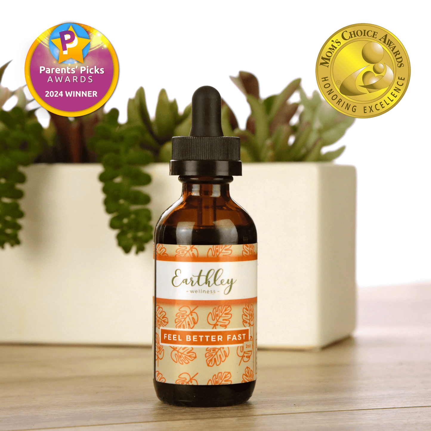 Feel Better Fast by Earthley is designed to gently help you feel better no matter what the minor illness or discomfort is. It's a catch-all starting place to simplify using a natural remedy without endless research. Unlike conventional remedies that suppress and "hide" symptoms (which can prolong illness), Feel Better Fast supports your body's natural immune system, and you return to normal...fast! This alcohol-free formula tastes great and is safe for the whole family (6 months+ and up).