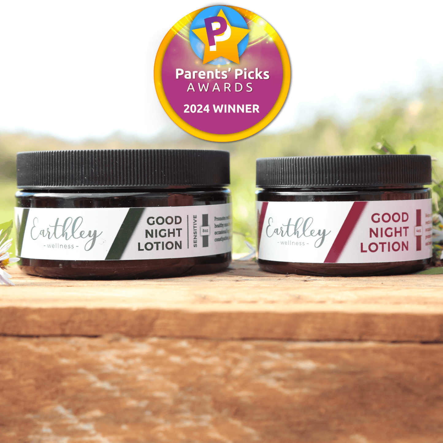 Earthley's Good Night Lotion is rich in natural magnesium chloride and blended with skin-nourishing oils. This means it's not itchy like sprays, and doesn't cause digestive upset like some pills. It's also very easy to use. Simply rub it into belly or legs approximately 15 minutes before sleep. Use the amount that meets your needs.