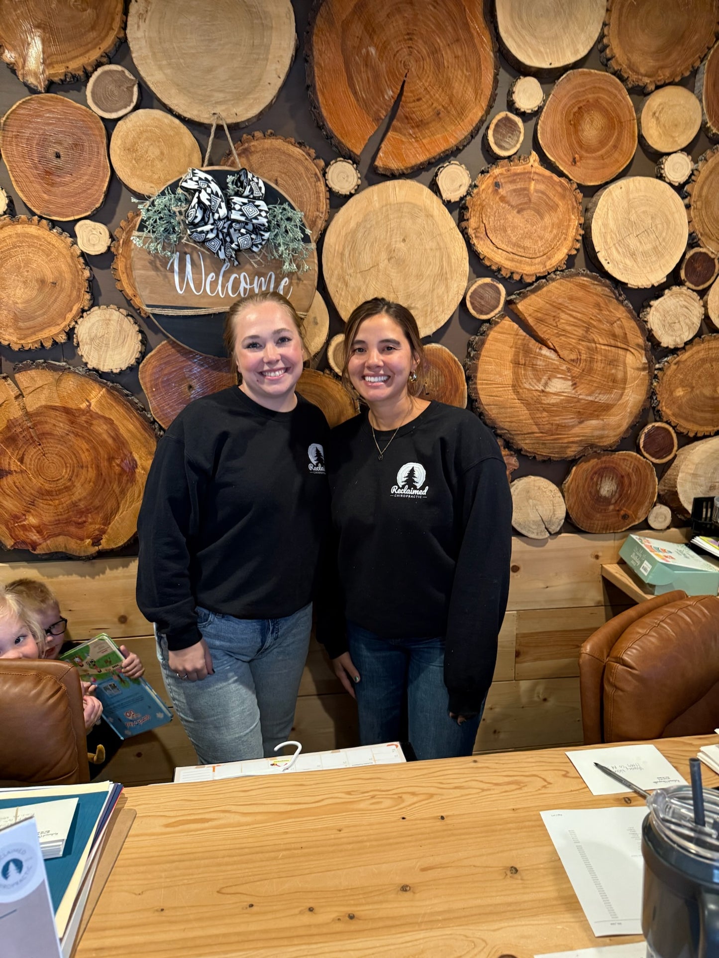 Black Reclaimed Crewneck