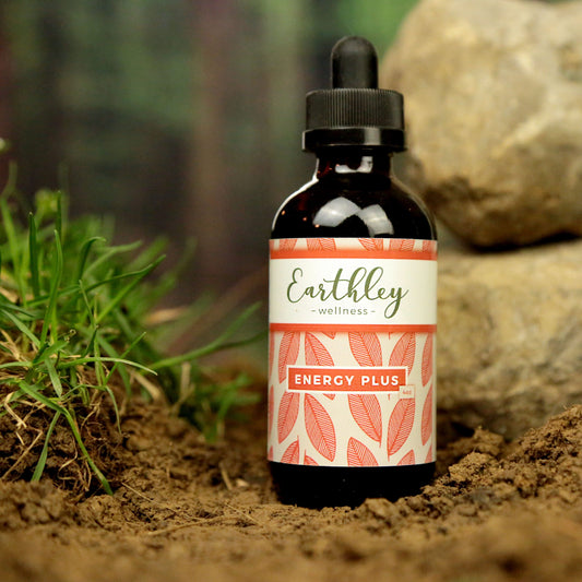 This Energy Plus Herbal Iron tincture by Earthley is made from whole herbs that are bioavailable! That means the body can easily absorb and use the nutrients.

Formulated with nettle (contains iron), yellow dock (may support healthy blood), dandelion leaf (multiple vitamins and minerals), as well as other herbs that support energy and focus, Energy Plus is a must have for those who struggle with staying awake and having energy!
