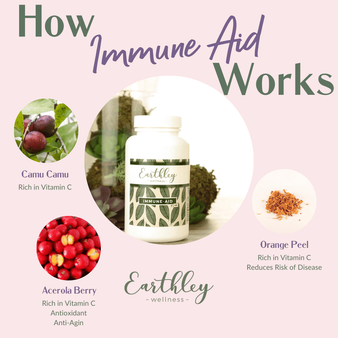 This Immune Aid Vitamin C Powder - 2oz by Earthley uses natural sources of vitamins without fillers, binders, ascorbic acid, folic acid, and more harmful ingredients that are not necessary for our health.&nbsp;