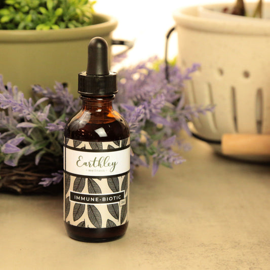 Immune Biotic - 4oz by Earthley is the natural way to support your immune system as you are fighting an illness. Each herb in this tincture was chosen specifically to help your immune system work most efficiently and get over illnesses quickly.