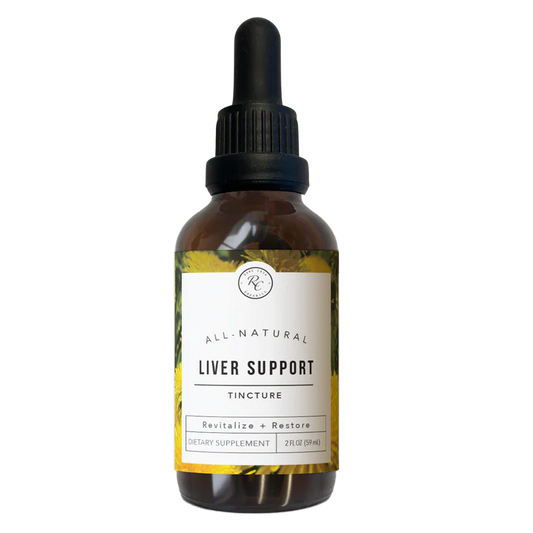 This Liver Support Tincture | 2 Oz by Rowe Casa is formulated with natural herbs and ingredients to help protect and support overall liver health. This can be used daily as a dietary supplement.