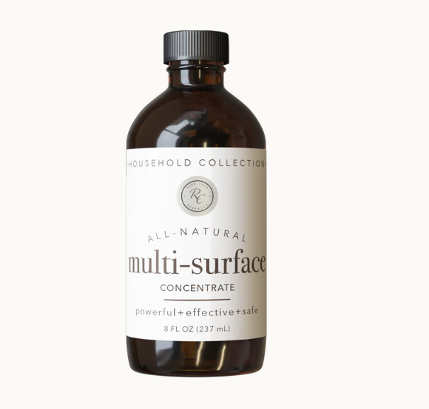 This amazing all-purpose Multi-surface Cleaner Concentrate | 8 Oz by Rowe Casa uses a powerful, germ-killing essential oil blend to effectively clean your home without harmful chemicals found in most store-bought cleaners. Our cleaner will leave your house smelling fresh and clean!
