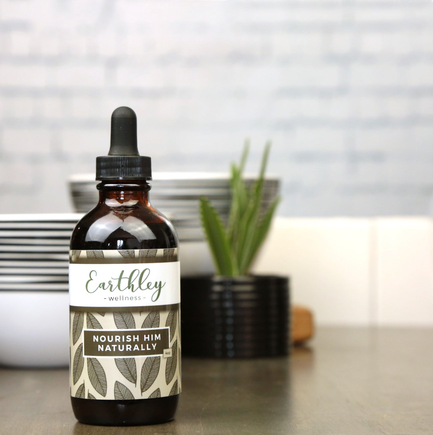 Men need specific nourishment from their vitamins. Nourish Him Naturally - 4oz by Earthley was formulated as an herbal multivitamin with the everyday needs of men in mind. Nourish Him Naturally was formulated specifically for men to encourage heart and prostate health along with healthy energy levels.
