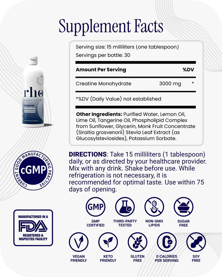 Liposomal Creatine Monohydrate