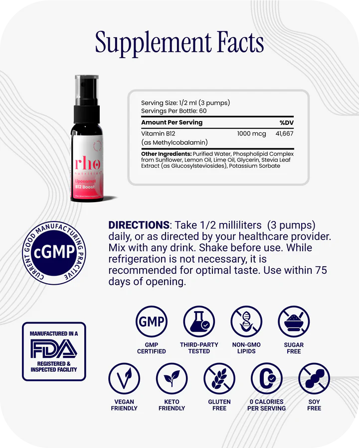 Liposomal Methyl B12