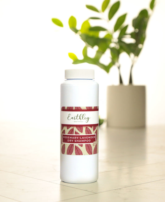 This Rosemary Lavender Dry Shampoo by Earthley is the best. Clay and powdered herbs give it the power to soak up unnecessary oil while smelling great. Besides using it on your hair, you can use it as a foot or face powder. Anywhere there’s excess oils, this powder can help!