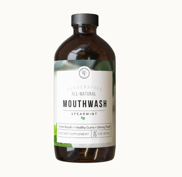 We love this Mouthwash | 16 Oz by Rowe Casa. Especially, when we know good oral and dental hygiene can help prevent bad breath, tooth decay, and gum disease. They have created an&nbsp;all-natural yet powerful mouthwash that combines bacteria fighting ingredients such as organic coconut oil, Himalayan sea salt, colloidal silver, and six 100% pure therapeutic grade essential oils that will freshen breath and strengthen overall oral health.