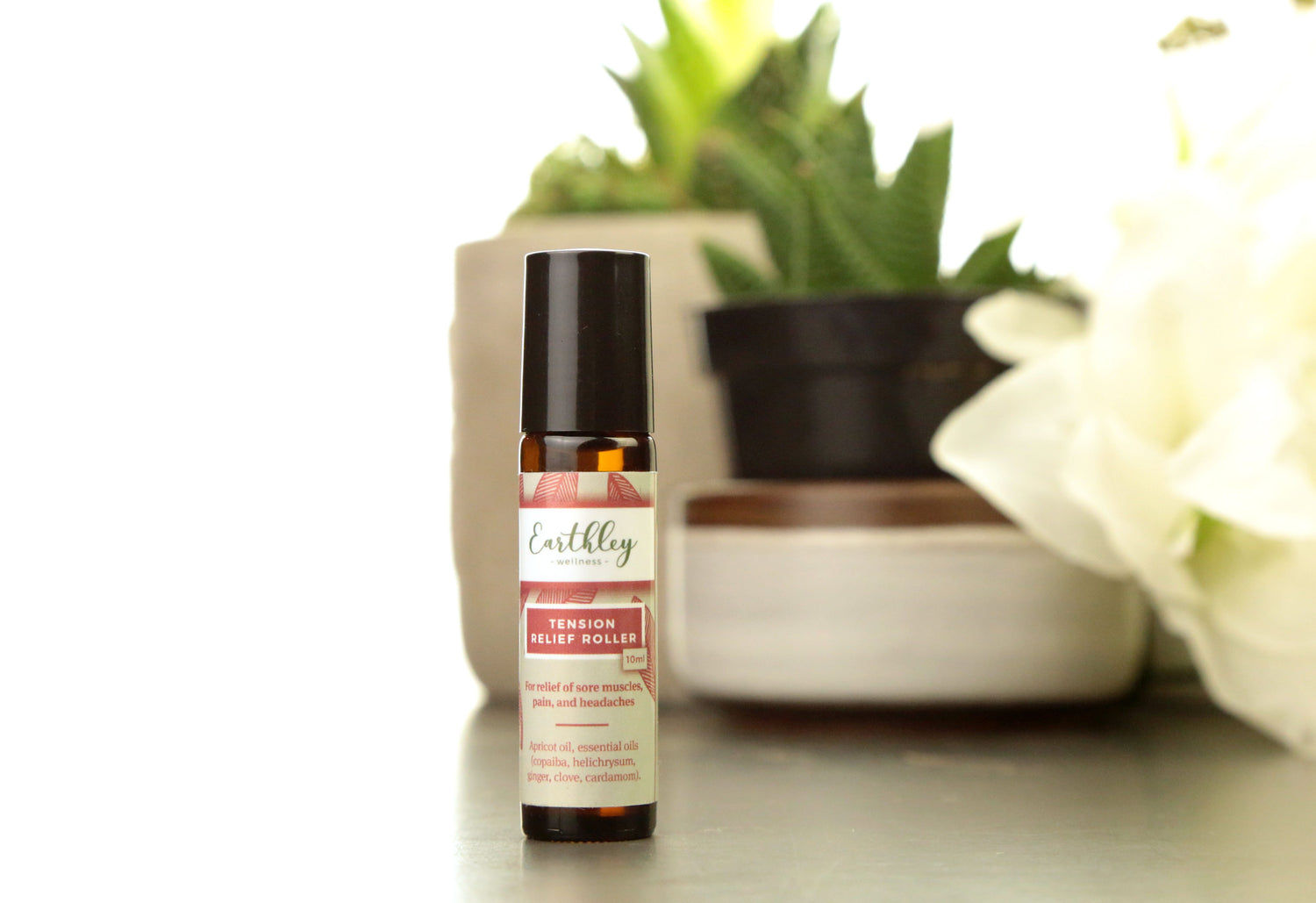 This Tension Relief Essential Oil Roller by Earthley uses a blend of five essential oils that warm muscles to release tension anywhere on the body. Whether it’s a tension headache or backache from sitting at a computer all day, it can help